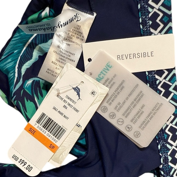 Tommy Bahama Active Reversible Banded Hipster Breezy Palms - Picture 13 of 16